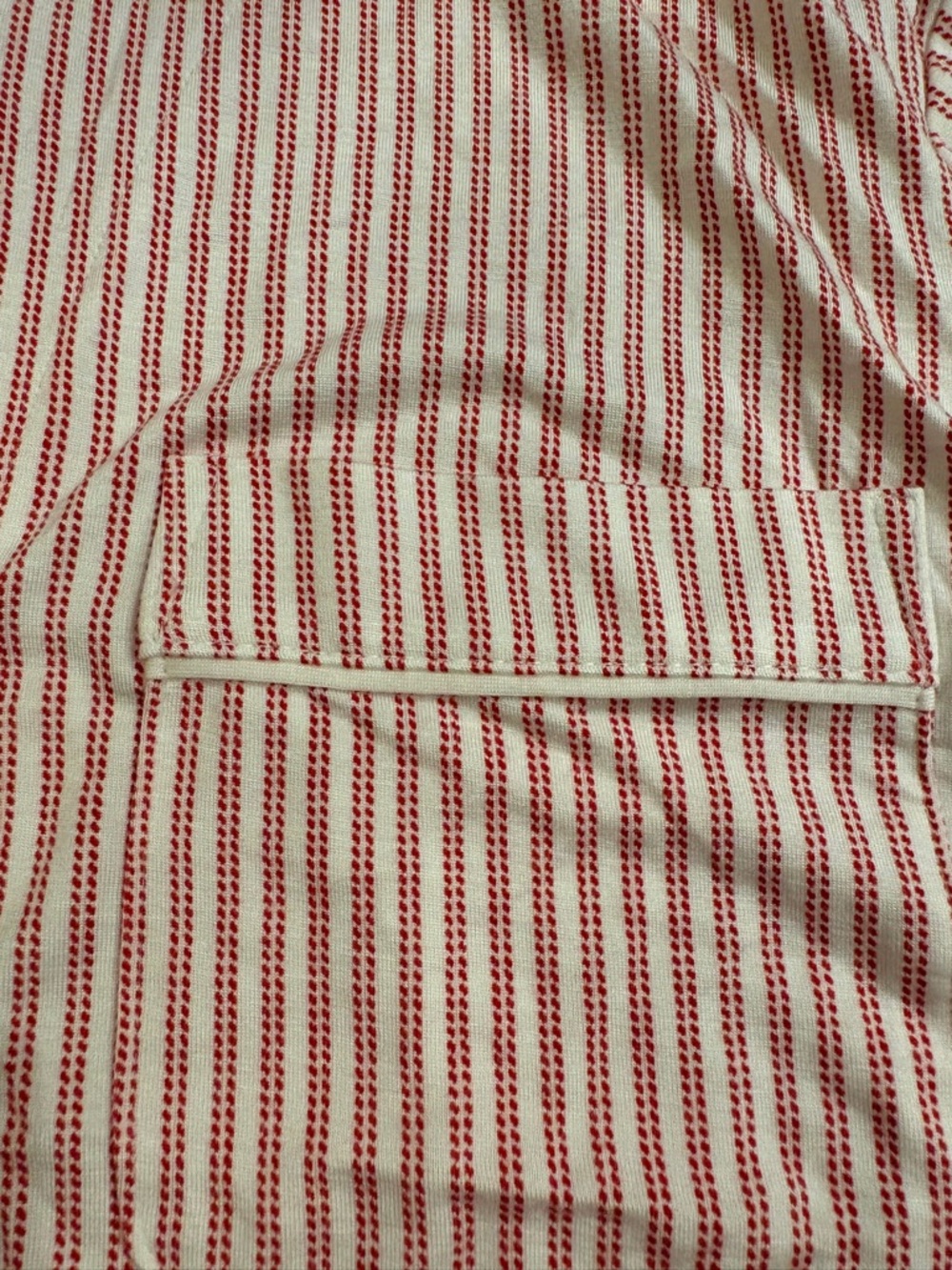 Auden Red & White Striped Women's Pajama Set - Picture 3 of 8